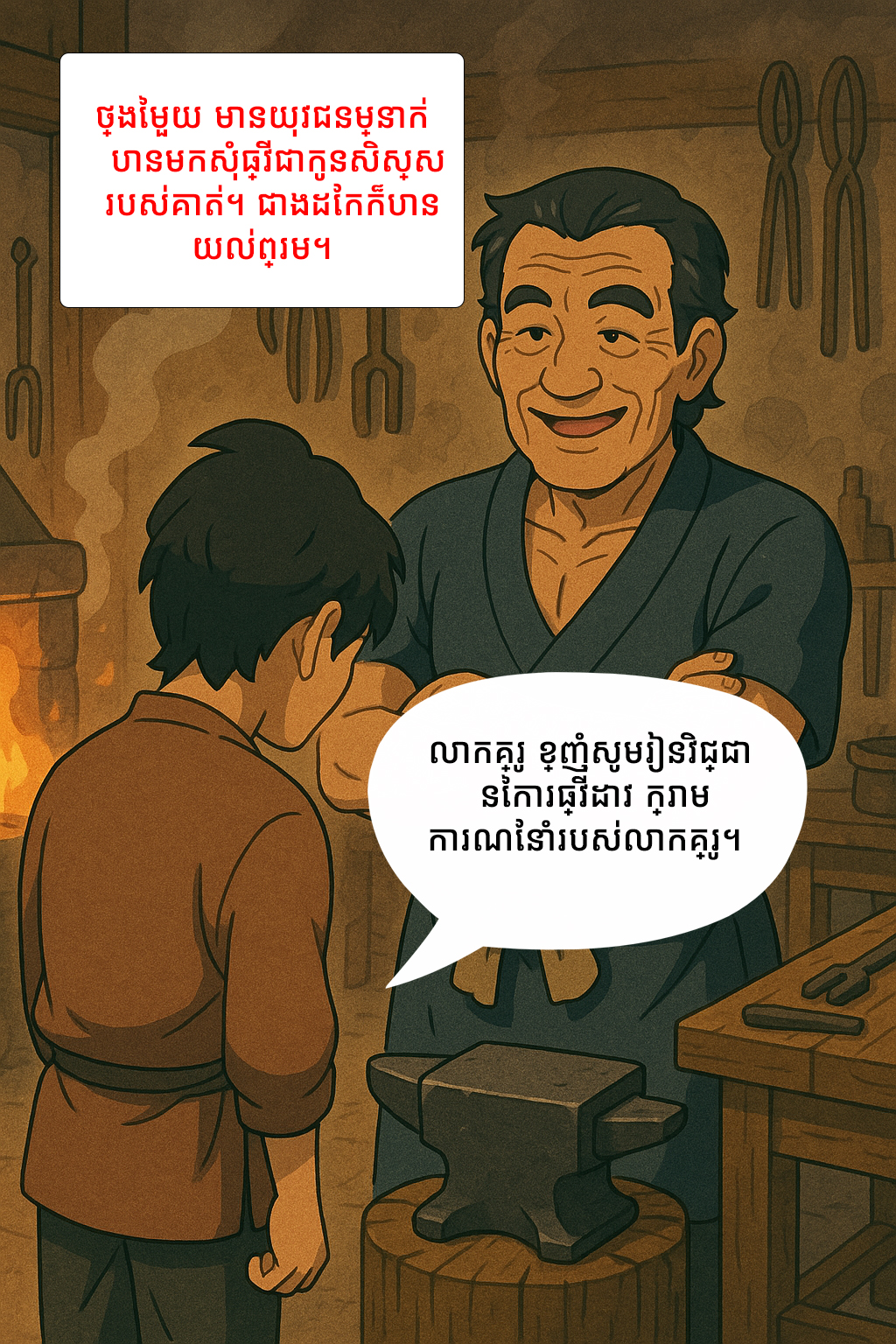 ជាងដែក និង ដាវ: Oneshot